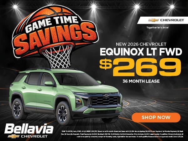 New 2026 Chevrolet Equinox Lease