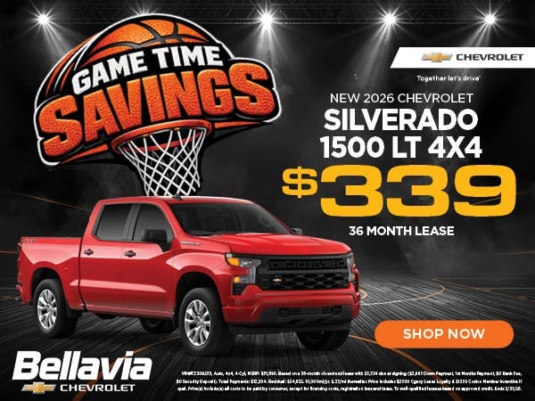 New 2026 Chevrolet Silverado Lease