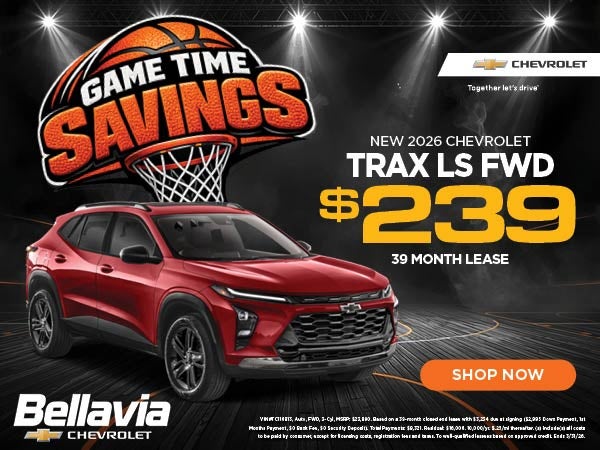 New 2026 Chevrolet Trax Lease